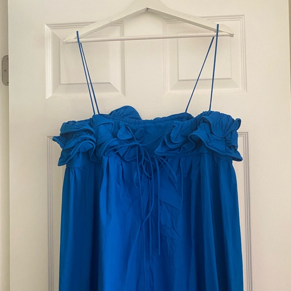 Mango ruffle top midi dress - Picture 3 of 5